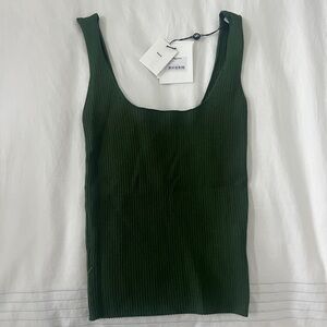 BRAND NEW Sandro Green Kaki Ribbed Tank Top (20% OFF!)